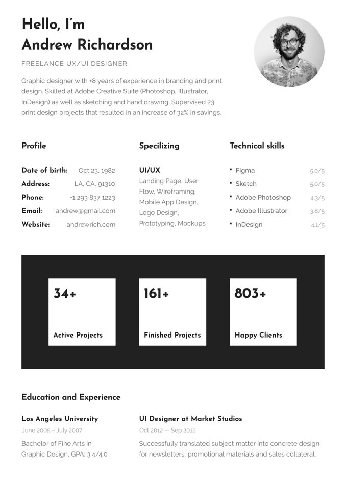 CV Template 6