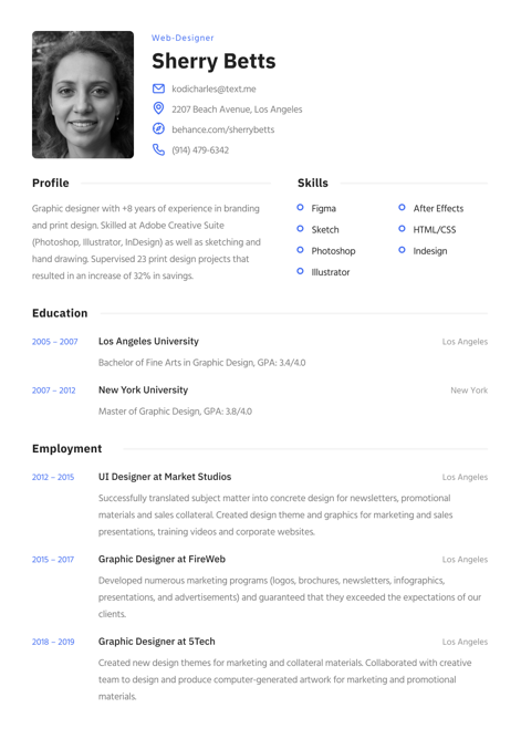 CV Template 9